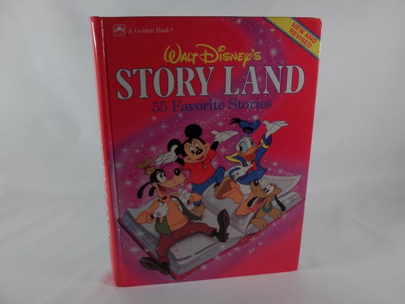 1987 Hard Cover Book Walt Disney's Story Land 55 Favorite Stories