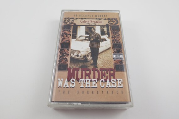 Vintage 1994 Cassette Tape Murder Was The Case The Soundtrack Snoop Dre Nate Dogg Jodeci More Excellent Condition