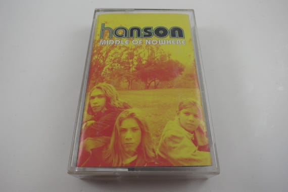 Vintage 1997 Hanson Cassette Tape - Middle of Nowhere Mmmbop