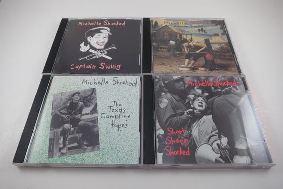 Vintage Michelle Shocked CD's Texas Campfire Tapes Short Sharp Captain Swing Arkansas Traveler