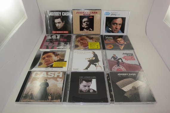 80's/1990's Johnny Cash Country CD's His Best Kindred Spirits Legend I Walk The Line Number Ones At Folsom Prison Sold Individually
