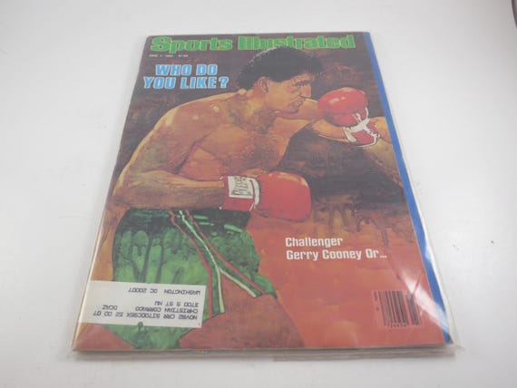 Vintage Sports Illustrated June 7 1982 Boxing Gerry Cooney Larry Holmes Magazine