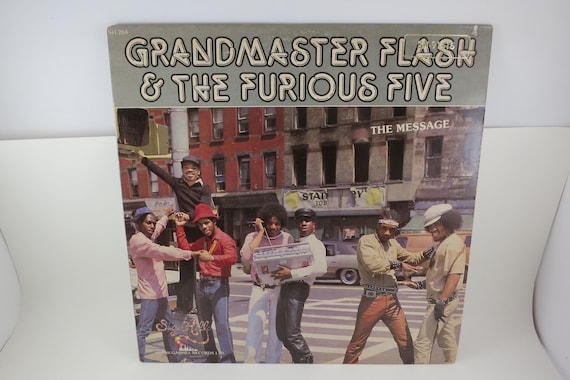 Vintage 1982 Grandmaster Flash & The Furious Five Vinyl LP - The Message