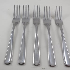 WMF German Flatware Salad Forks - Set of Five, 1967-1987