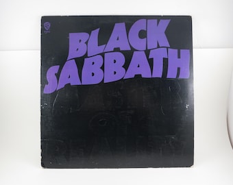 Vintage Black Sabbath Master of Reality First Pressing LP Record