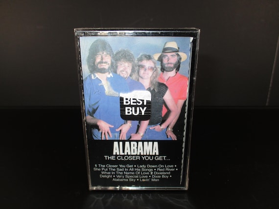Vintage 1983 Cassette Tape Alabama The Closer You Get Mint Condition Still Factory Sealed