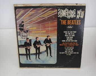 1964 Vinyl LP Record The Beatles Something New Mono VG