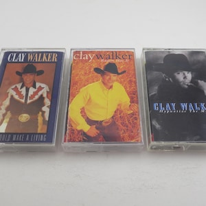 Vintage Clay Walker Cassette Tape: 1990s Country Music
