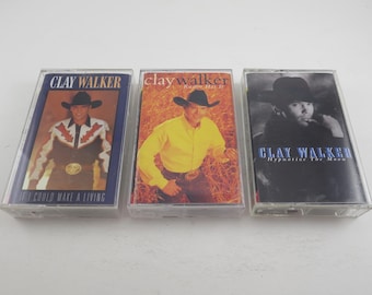 Vintage Clay Walker Cassette Tape: 1990s Country Music