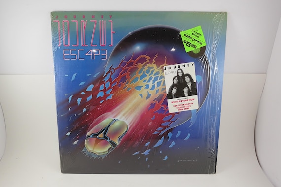 Vintage 1981 Vinyl LP Record Journey Escape Near Mint Condition In Shrink Hype Sticker 71676