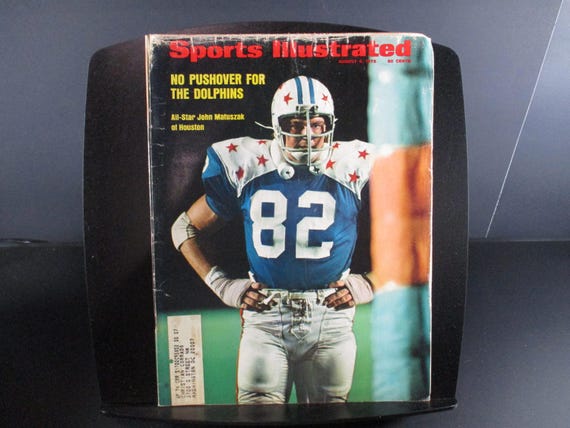 Vintage August 6, 1973 Sports Illustrated Magazine Houston All Star John Matuszak Very Good Condition