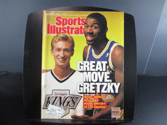 Vintage August 22, 1988 Sports Illustrated Magazine Magic Johnson Wayne Gretzky Very Good Condition