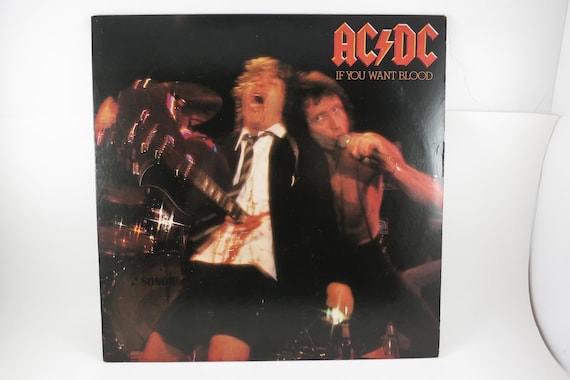 1980 Vinyl LP Record AC/DC If You Want Blood Excellent Plus Condition