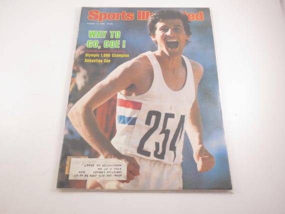 Vintage August 11, 1980 Sports Illustrated Magazine The Olympics 1500 Meter Champion Sebastian Coe