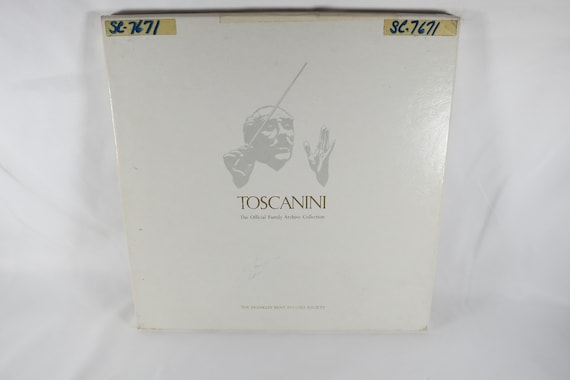 Vintage 1983 Vinyl LP Record Classical Box Set Toscanini Official Family Archive Collection