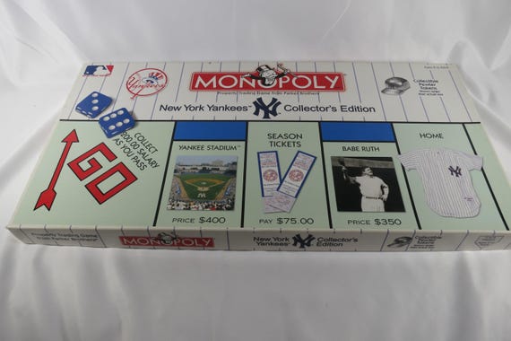2000 New York Yankees Monopoly Collector's Edition, Complete Game (Condition)