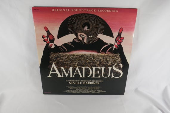 1984 Amadeus Original Soundtrack Vinyl LP Record Ser- Neville Marriner, Mozart NM