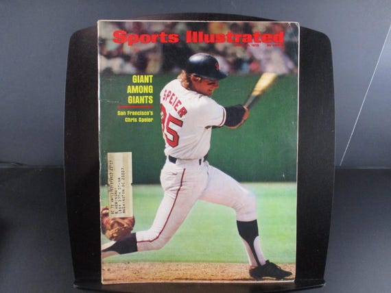 Vintage April 30, 1973 Sports Illustrated Magazine MLB Chris Speier San Francisco Giants Very Good Condition