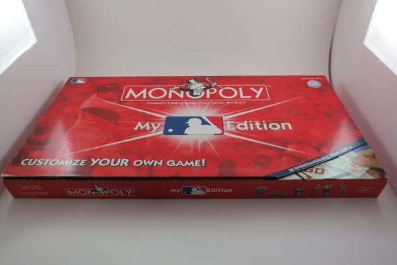 Monopoly Board Game My Major League Baseball Edition Still In Slipcase Sealed Contents Customize to Your Favorite Teams