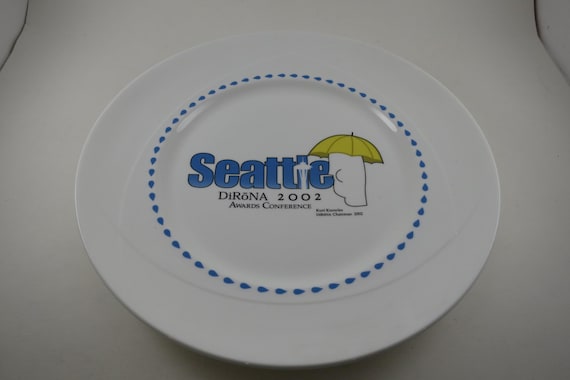 Vintage 2002 Di Rona DiRona Collectors Plate Seattle WA 11 3/4 Inches