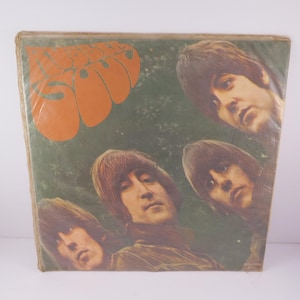 Vintage 1966 Beatles Rubber Soul Vinyl LP: Rare Brazilian Mono Pressing