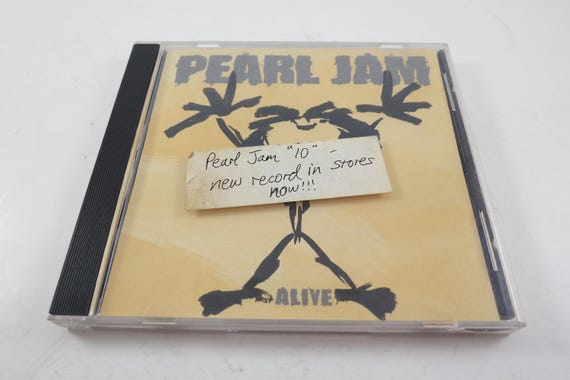 Vintage 1991 CD Single Alive Pearl Jam Rare Promotional CD Excellent Condition
