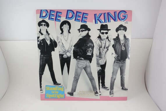 Vintage 1989 Vinyl LP Record Standing In The Spotlight Dee Dee King Rare Hip Hop Rock Vinyl Promo Stamp Near Mint Condition 71601