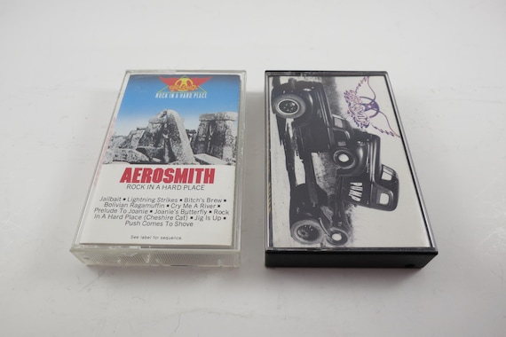 Vintage 1980's Aerosmith Cassette Tapes Excellent Condition Classics Liv Permanent Vacation Rocks Greatest Hits Toys Attic Sold Indivi