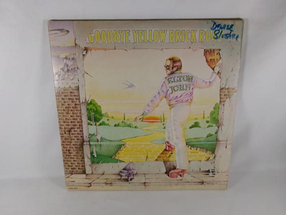 1973 Elton John Vinyl LP Record - Goodbye Yellow Brick Road VG/EX