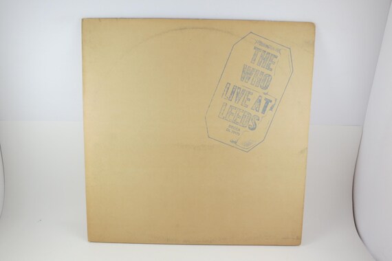 Vintage 1970 LP Vinyl Record The Who Live at Leeds Excellent Condition with 11 Inserts 71469