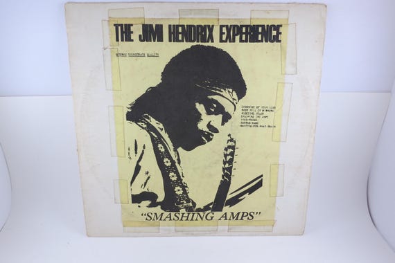 1972 Vinyl LP Record Jimi Hendrix Smashing Amps Unofficial Pressing Mono Excellent Condition 71744