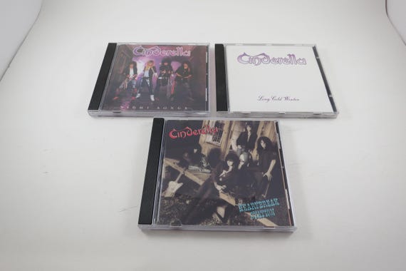 CD 80's/1990's Cinderella CD's Night Songs Long Cold Winter Heartbreak Station Gold Once Upon A Sold Individually