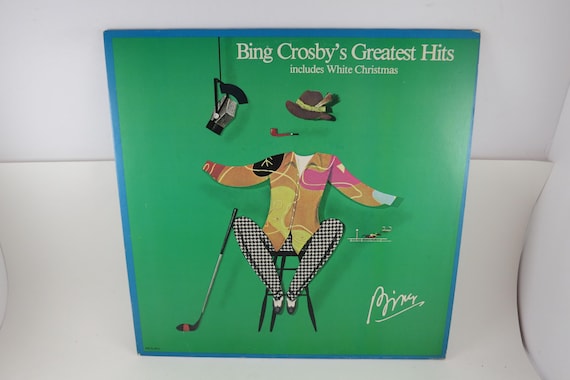Vintage 1977 Vinyl Record: Bing Crosby's Greatest Hits, White Christmas