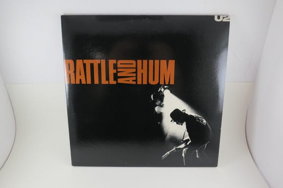 Vintage 1988 Vinyl LP Record Set U2 Rattle and Hum Brown Translucent Vinyl