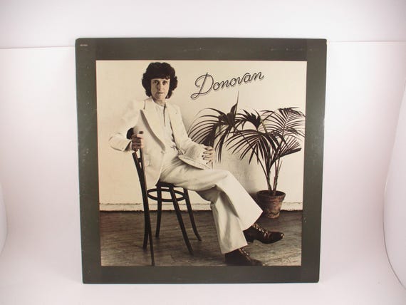 Vintage 1977 Vinyl LP Record Donovan Excellent Condition Rare White Label Promo Pressing 61757