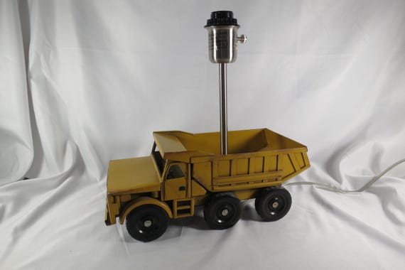 Pottery Barn Kids Dump Truck Table Lamp Farmhouse Style Decor