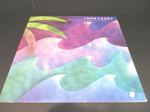 Vintage 1985 Vinyl LP Record Rain Forrests, Oceans, And Other Themes John Fahey Near Mint Condition 68635