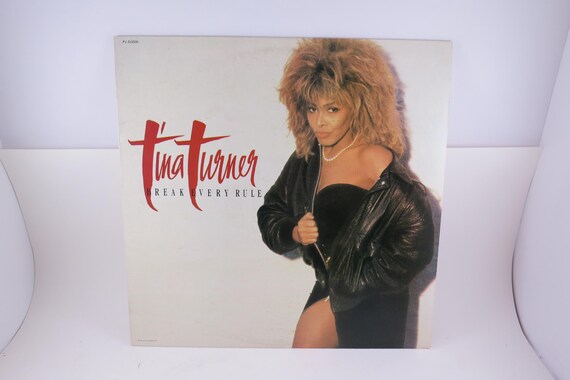 Vintage 1986 Vinyl LP Record Tina Turner Break Every Rule Near Mint Condition 71286