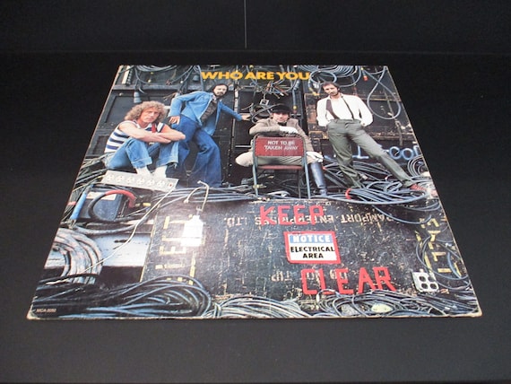 Vintage 1978 Vinyl LP Record The Who Who Are You Excellent Condition 67832
