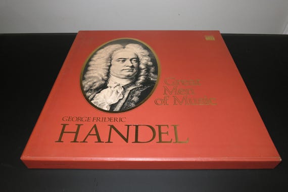 1978 George Handel Classical Vinyl LP Box Set: Men of Music Four Records