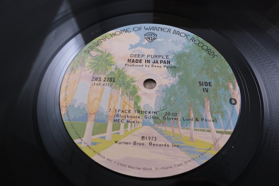 Vintage 1976 Vinyl LP Record Made in Japan Deep Purple EX
