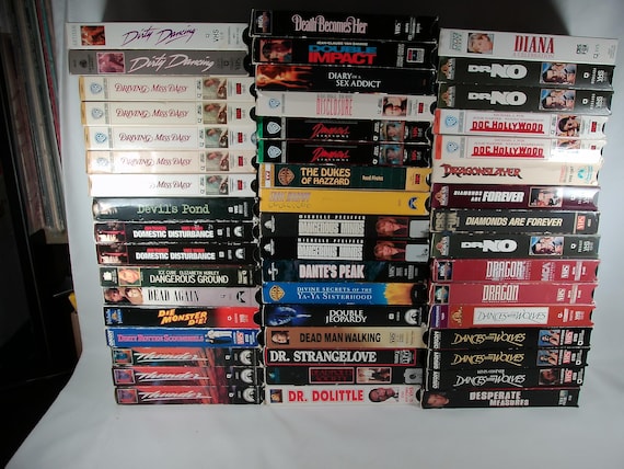 80's/90's/00's VHS Tapes Titles Starting with D Sold Individually