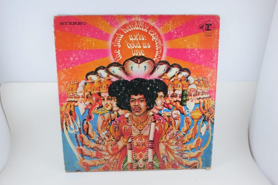 1972 Vinyl LP Record The Jimi Hendrix Experience Axis: Bold As Love Very Good Condition 71877