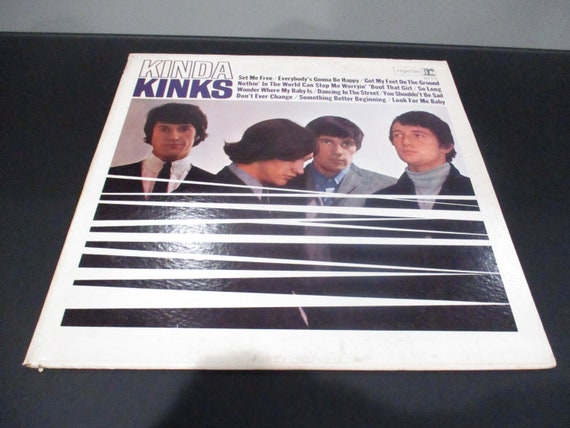 Vintage 1965 Vinyl LP Record The Kinks Kinda Kinks Excellent Condition Original MONO Pressing Tri Tone Label 61250