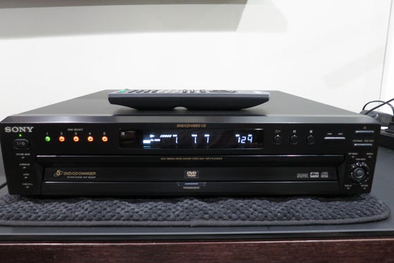 Sony Five-Disc CD/DVD Changer: Precision Drive, Remote - Model DVP-NC655P