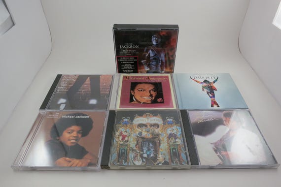 Vintage 1980s/90's Michael Jackson CD's Number Ones Off The Wall Dangerous Thriller Bad History Definitive Collection Sold Individually