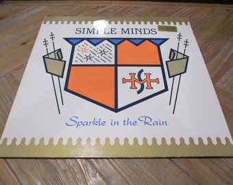 Vintage 1984 Vinyl LP Record Simple Minds Sparkle In The Rain Very Good Condition 54280