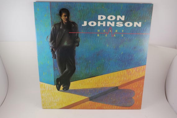 Don Johnson - Heartbeat Vinyl LP Record, 1986