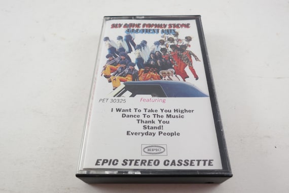 Vintage 1985 Cassette Tape Sly & The Family Stone Greatest Hits