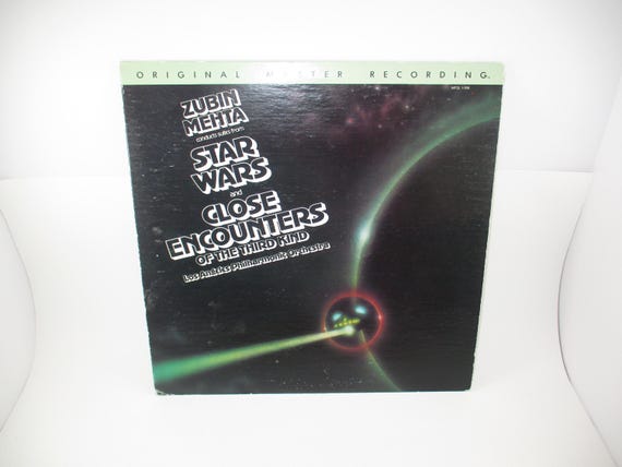 Vintage 1978 Vinyl LP Record Close Encounters of the Third Kind Star Wars Near Mint Condition MOFI Master Recording with Docs 70307